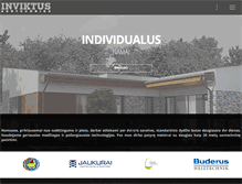 Tablet Screenshot of inviktus.lt